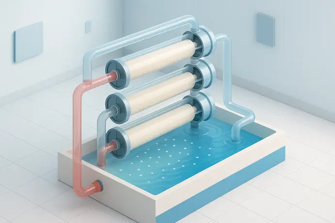 טכנולוגיית אוסמוזה הפוכה במתקן התפלה